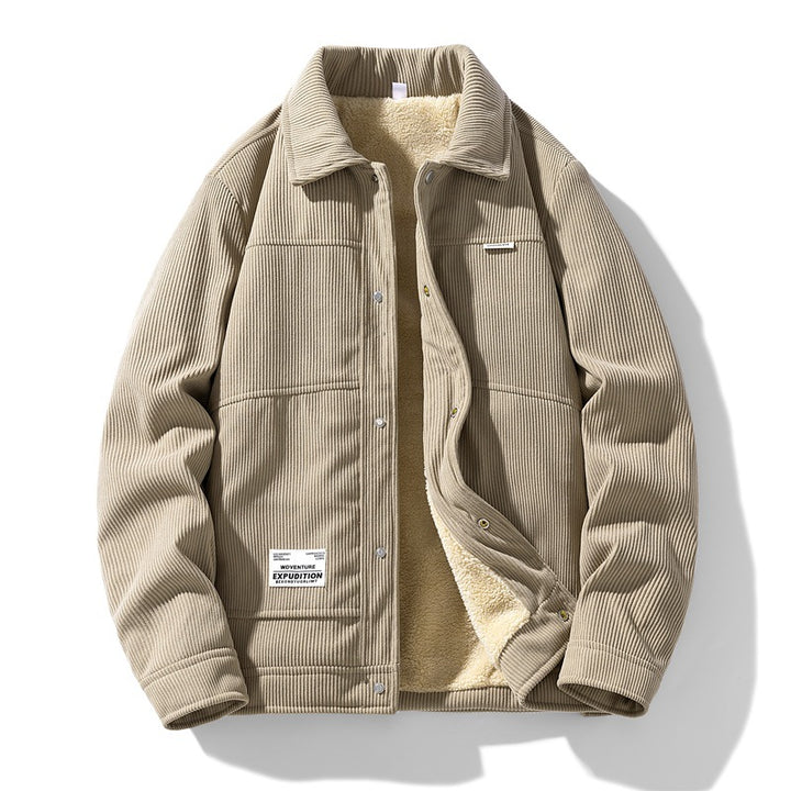 HENRY SHERPA-LINED CORDUROY JACKET