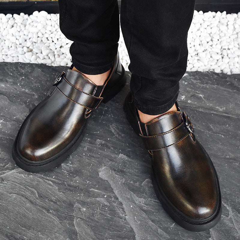 Vittorio Genuine Leather Monk Shoes