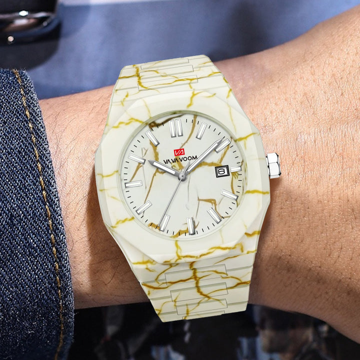Marceau Marble Dial Watch