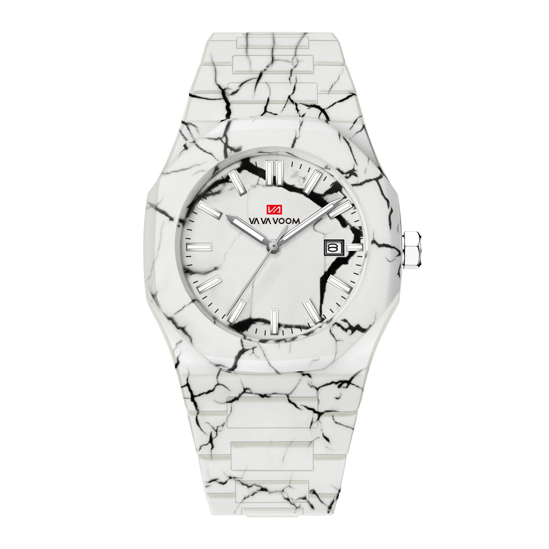 Marceau Marble Dial Watch