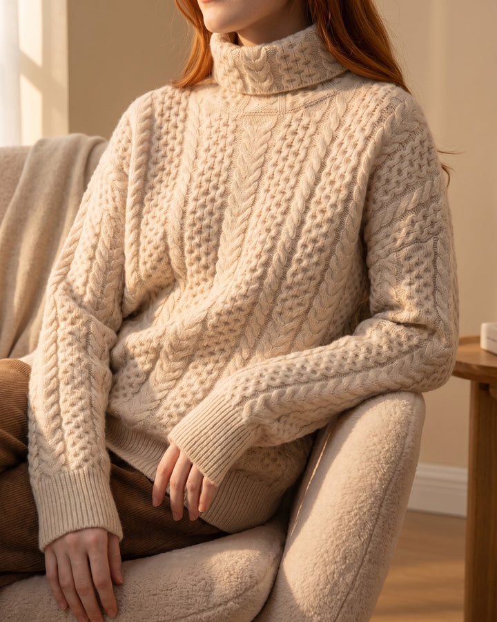 Aurora Knit Turtleneck Sweater