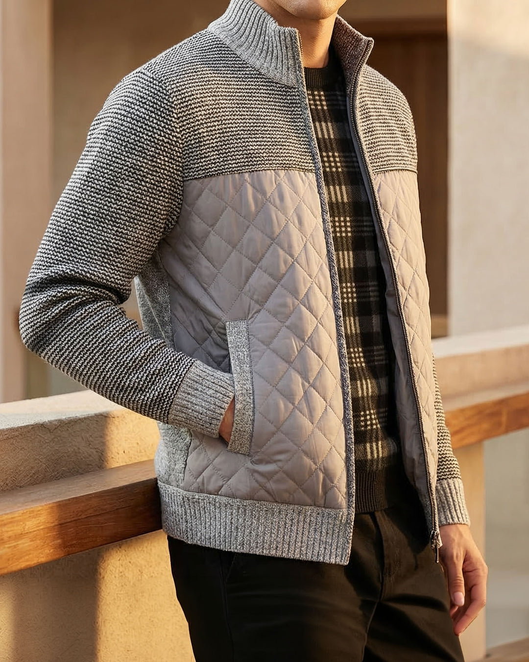 Vittorio Knit Hybrid Jacket