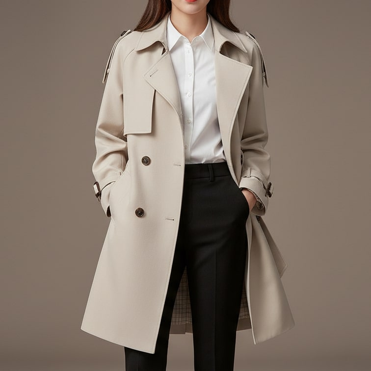 Caterina Tailored Trench Coat