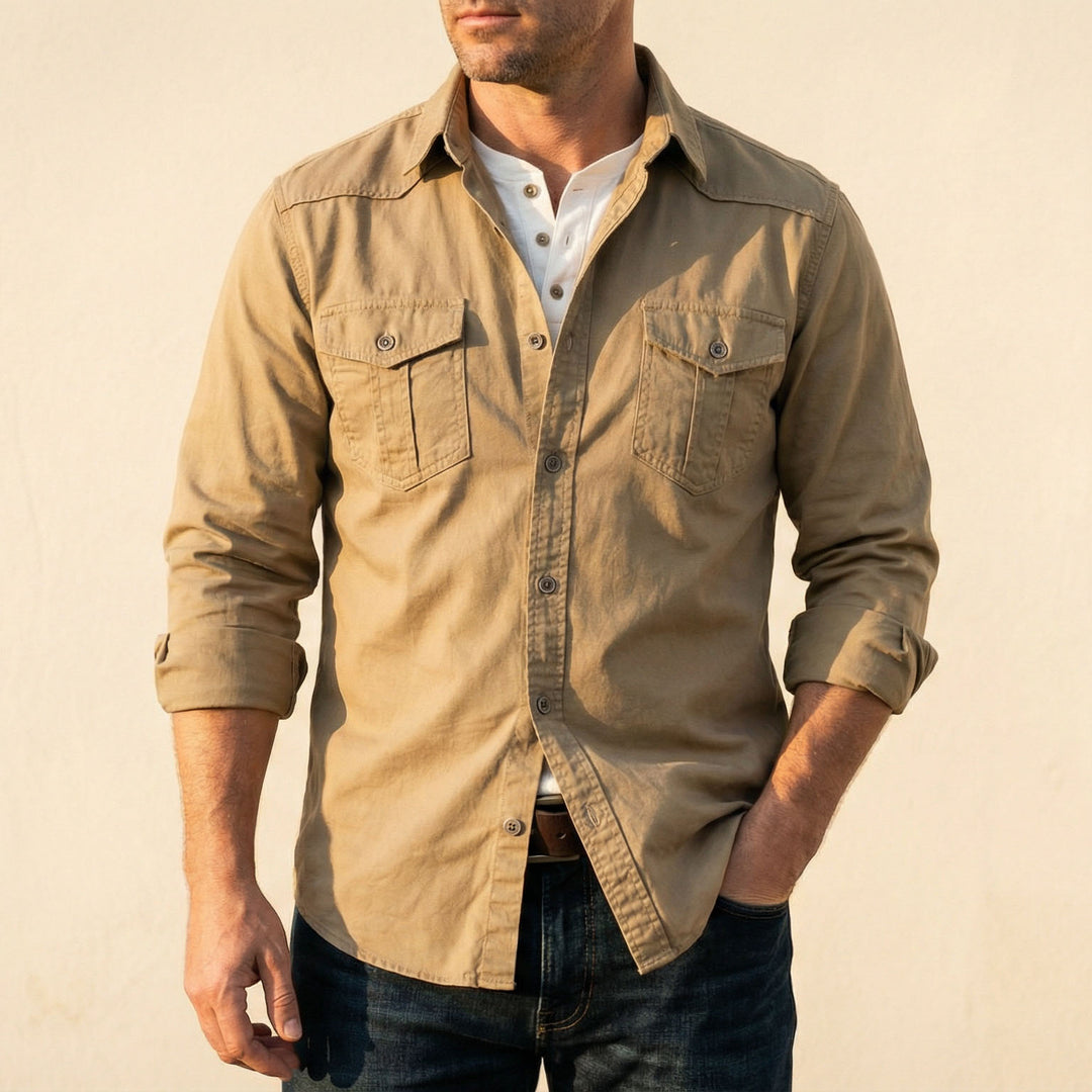 Sergio Cotton Utility Shirt