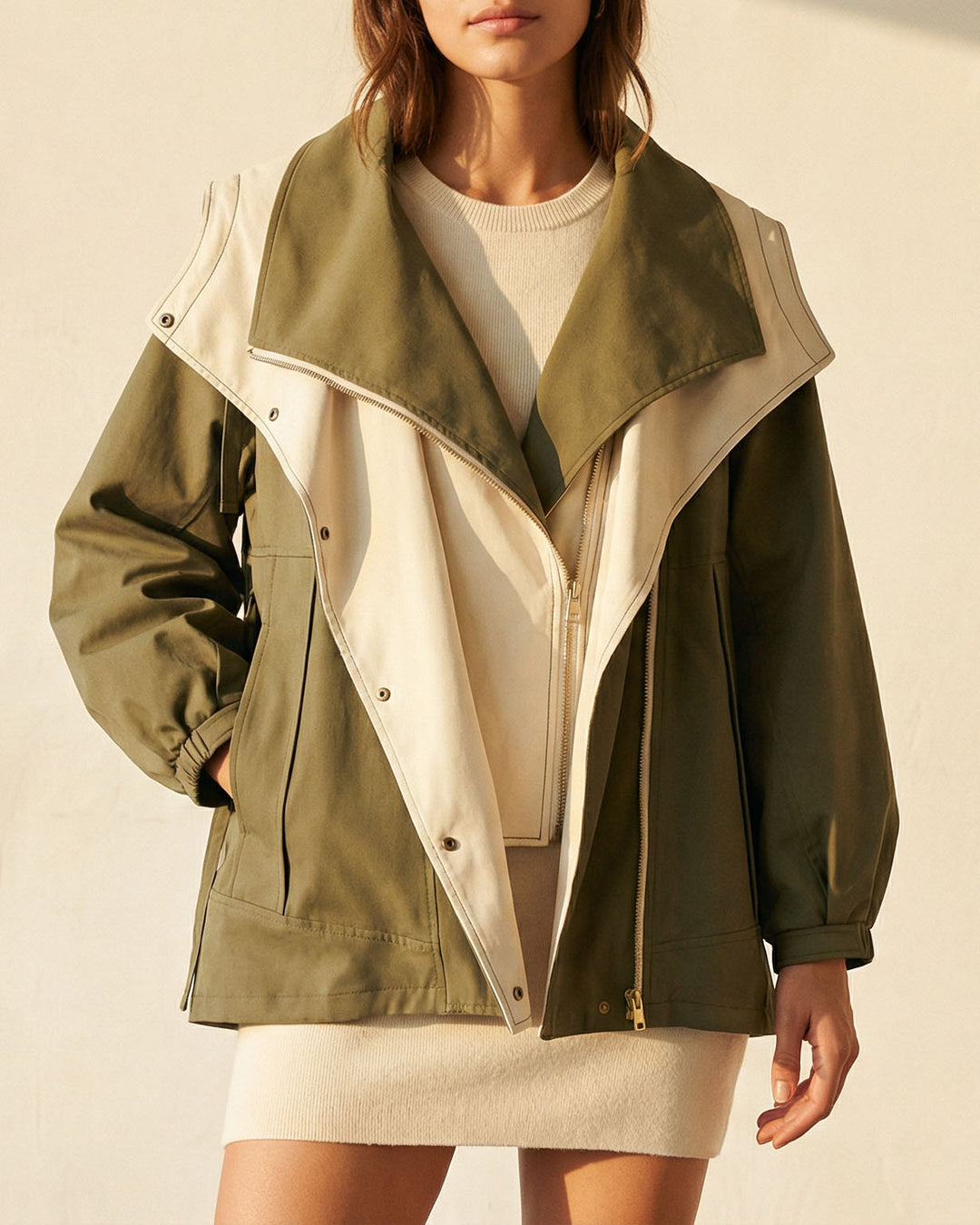 Giulia Woven Utility Jacket