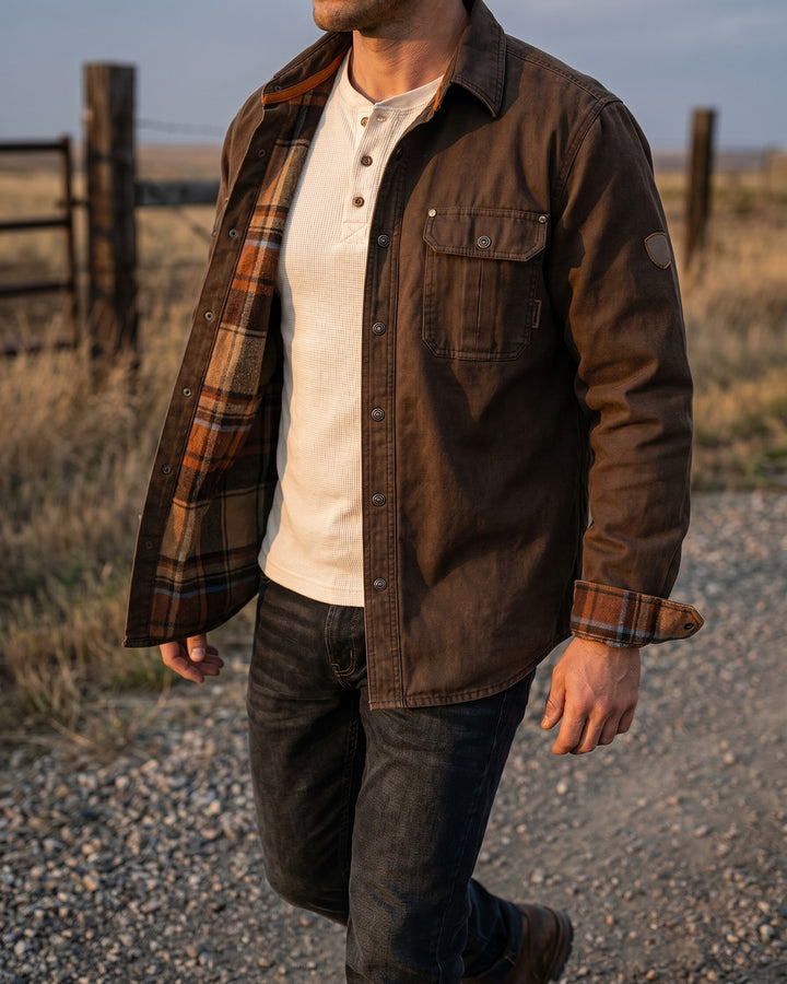 Julio Flannel-Lined Shirt Jacket