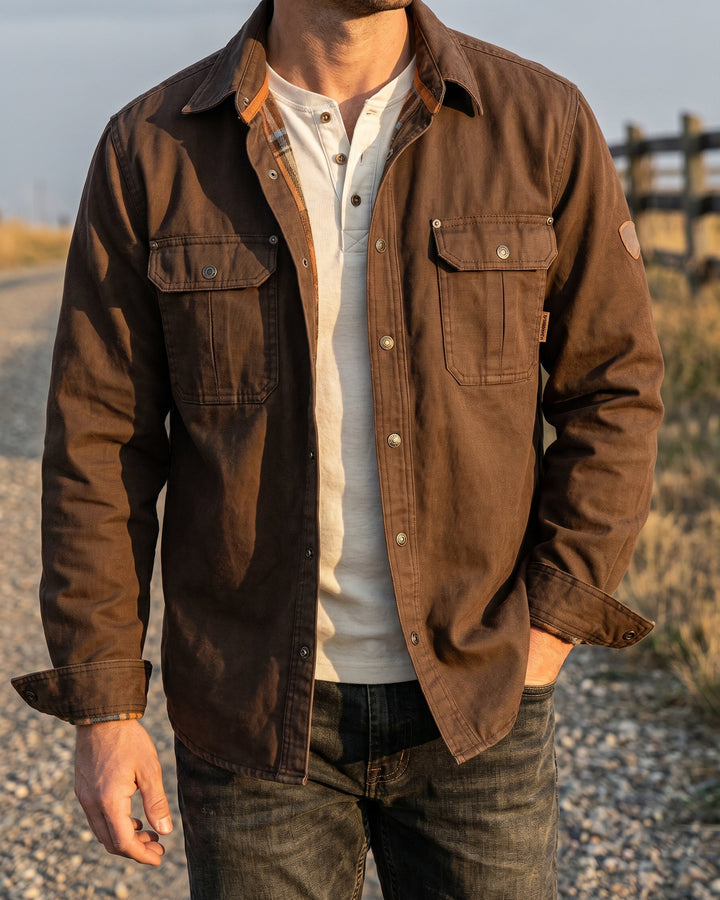 Julio Flannel-Lined Shirt Jacket
