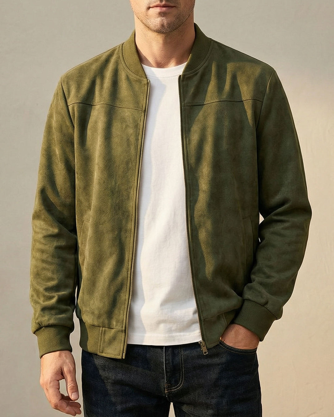 Matteo Cotton Bomber Jacket