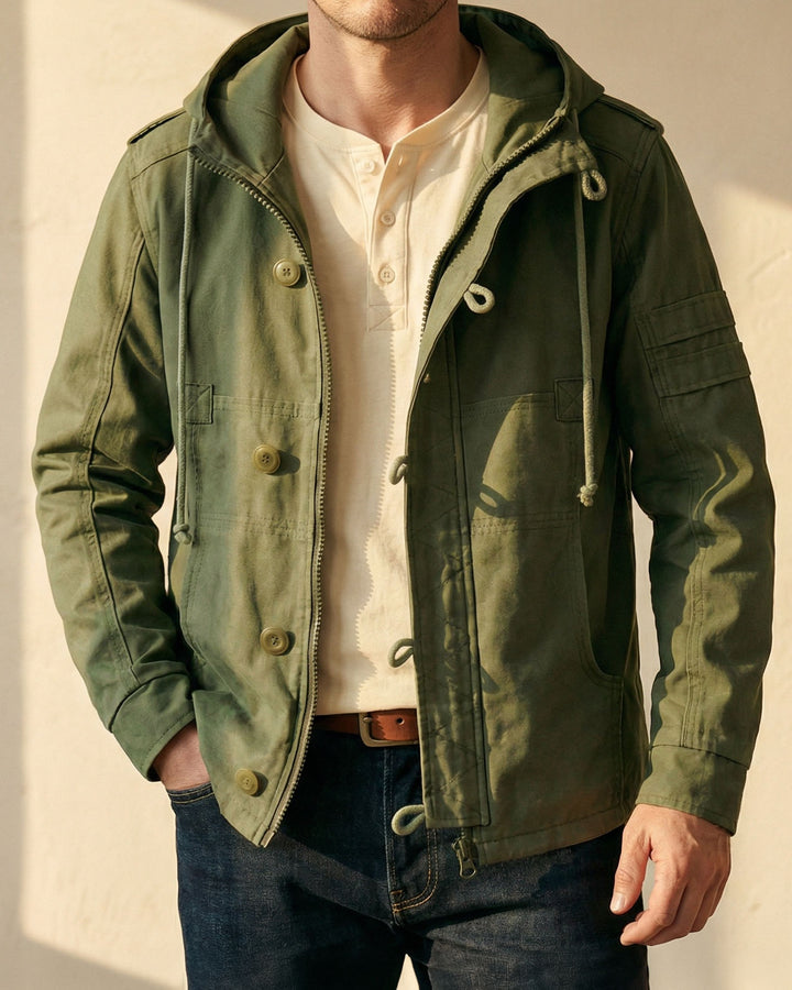 Adriano Cotton Utility Jacket
