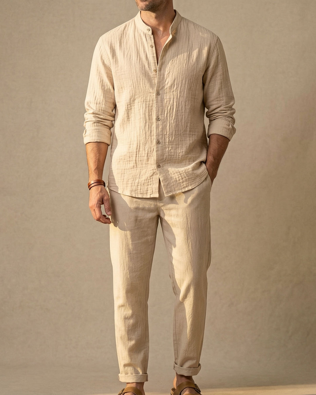 Santiago Cotton Shirt Set