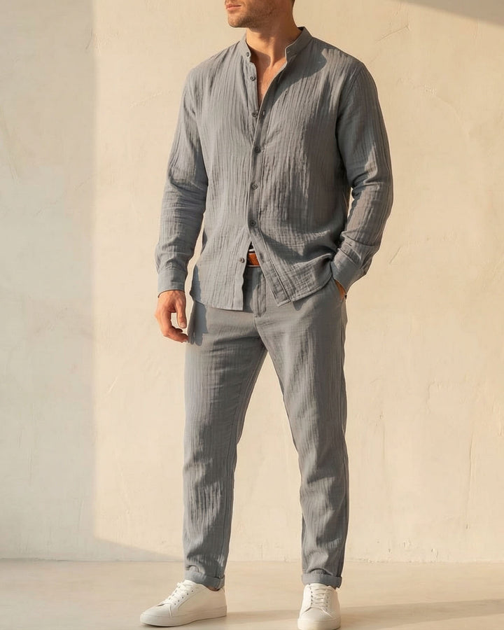 Santiago Cotton Shirt Set