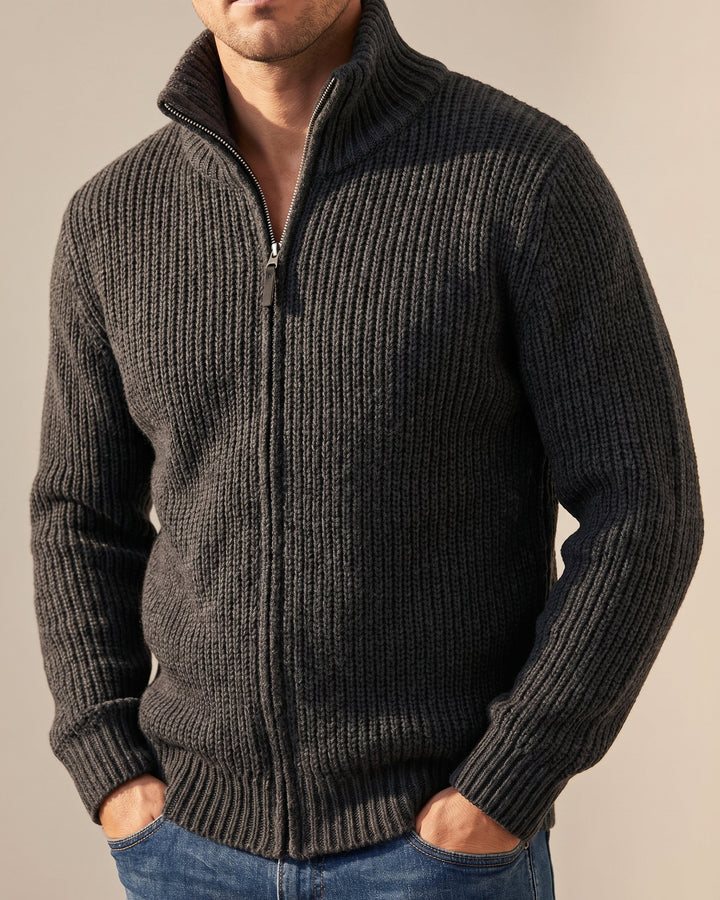Dante Cotton-Blend Zip Cardigan