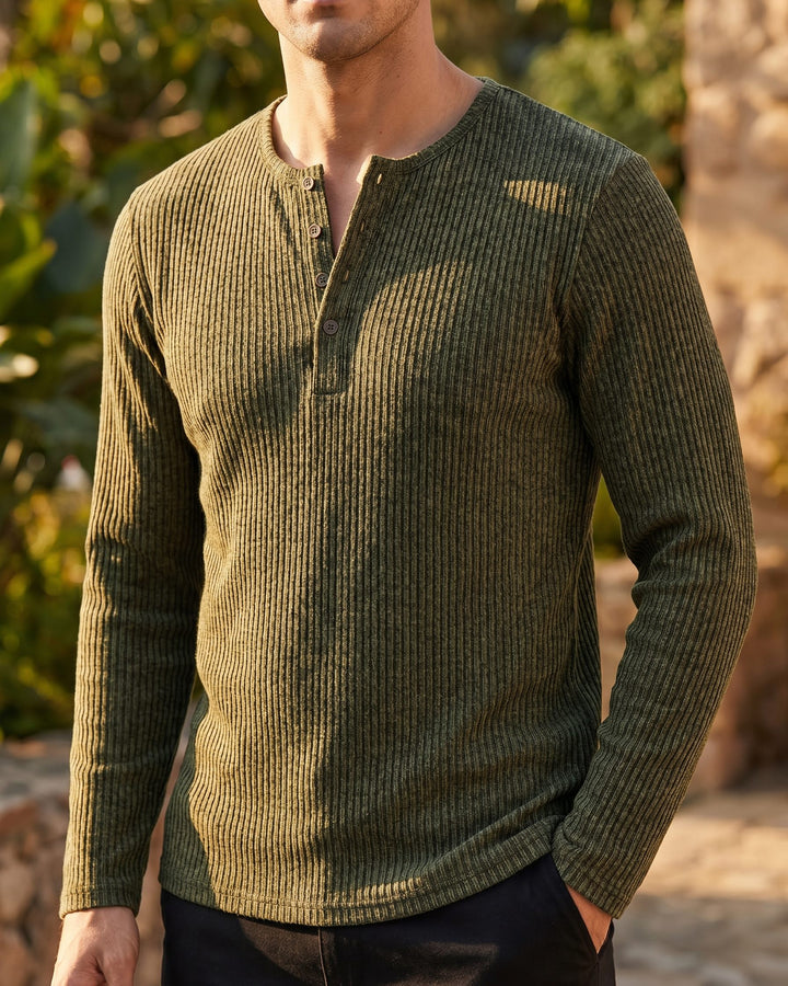 Bernardo Ribbed Henley