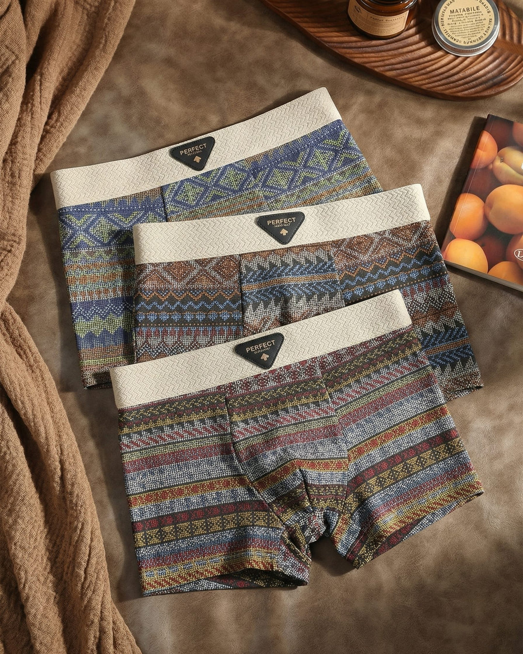 Oscar Cotton Boxer Brief Set