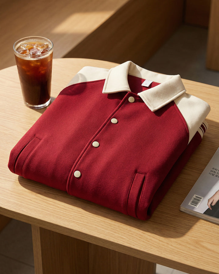 Giorgio Cotton-Blend Varsity Jacket