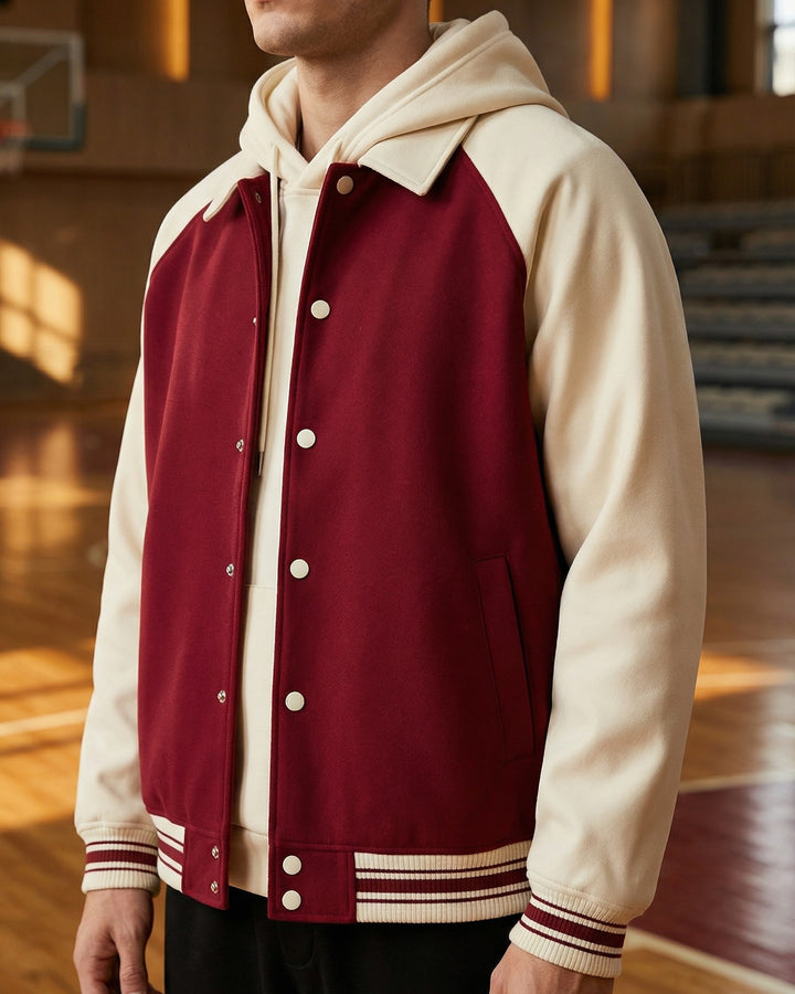 Giorgio Cotton-Blend Varsity Jacket