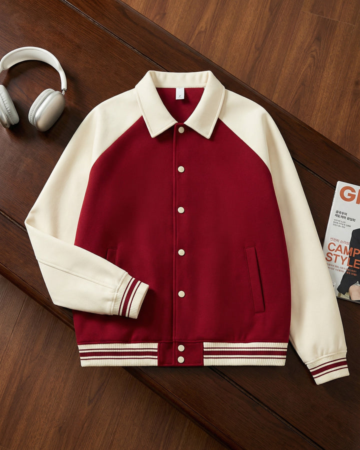 Giorgio Cotton-Blend Varsity Jacket