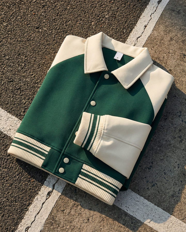 Giorgio Cotton-Blend Varsity Jacket