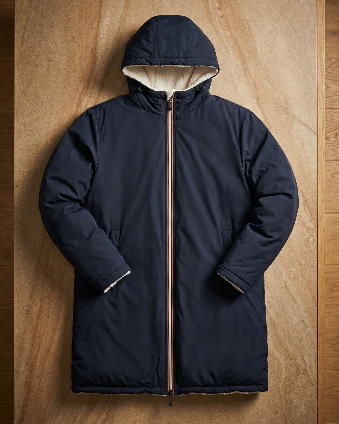 Bernardo Reversible Hooded Coat