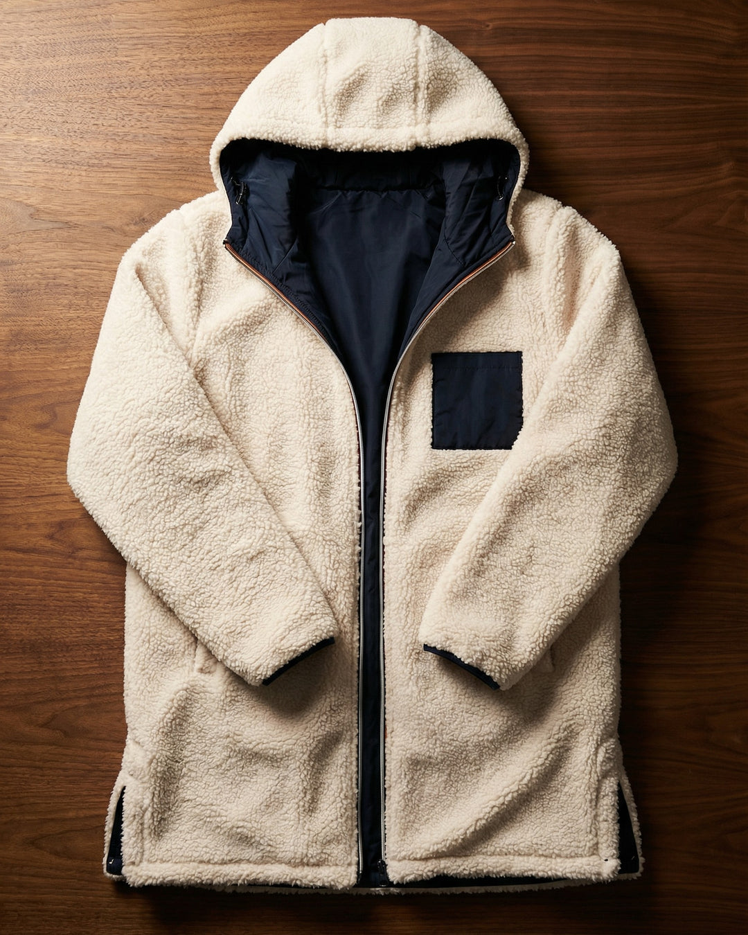 Bernardo Reversible Hooded Coat