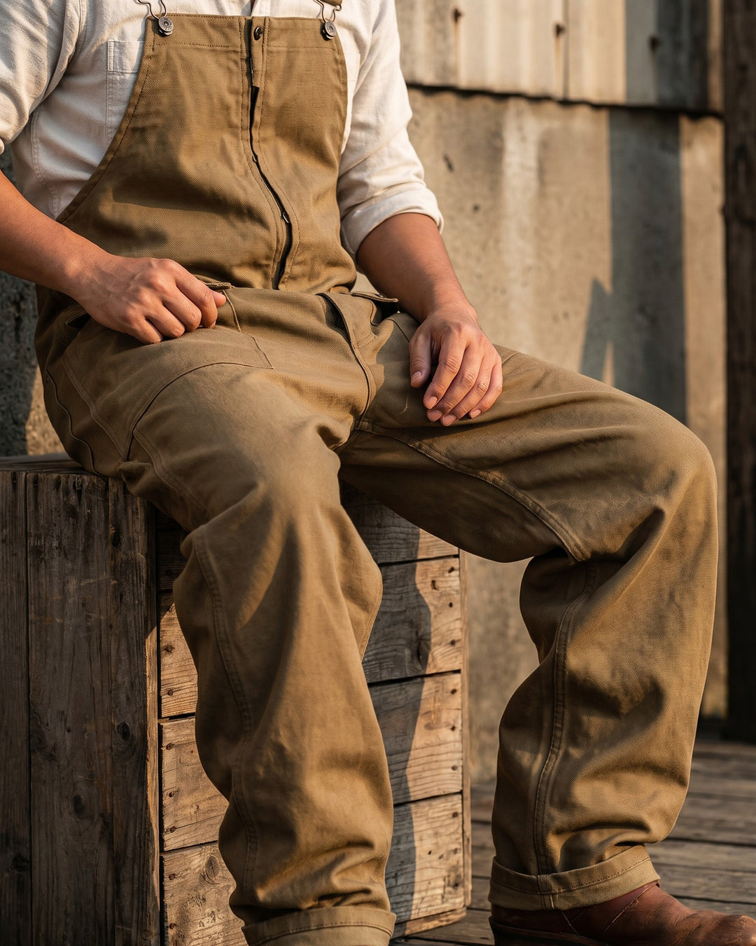 Vincenzo Cotton Overalls
