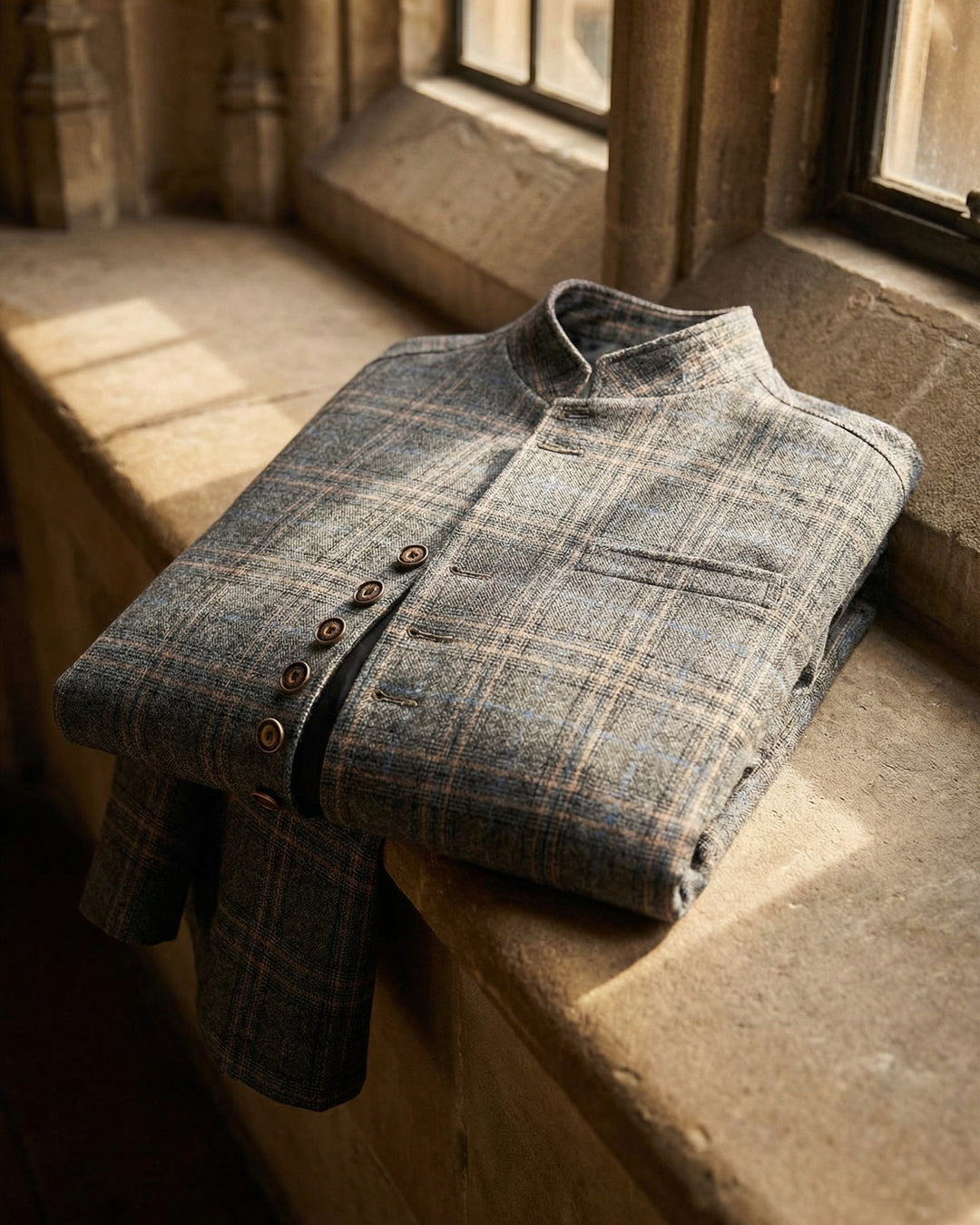 Vittorio Stand-Collar Jacket