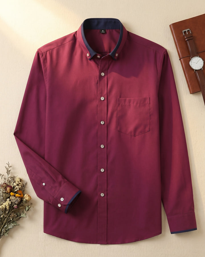 Giacomo Smooth Woven Button-Down Shirt