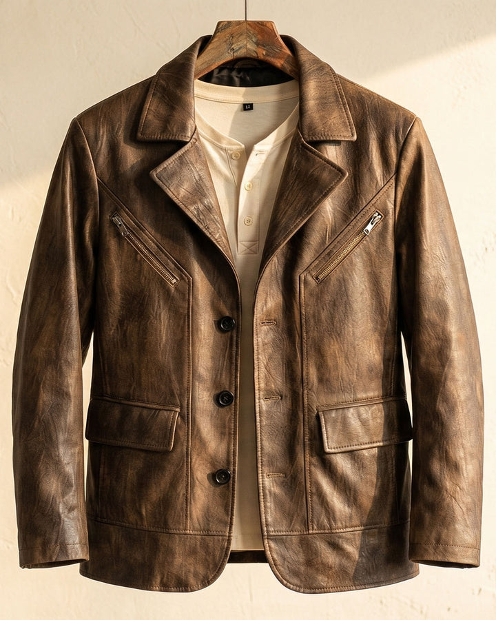 Raffaele Leather Jacket