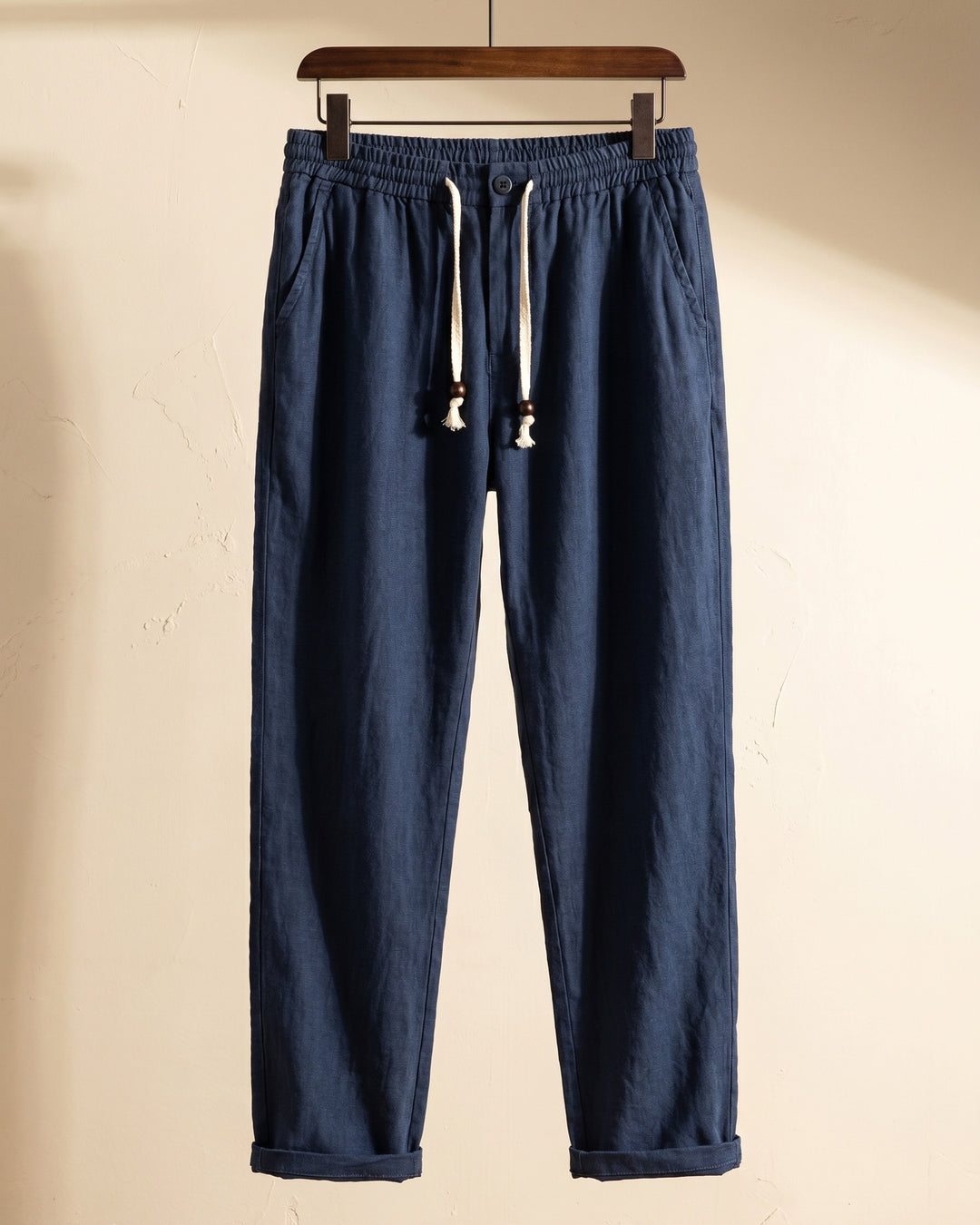 Raffaele Linen Drawstring Trousers