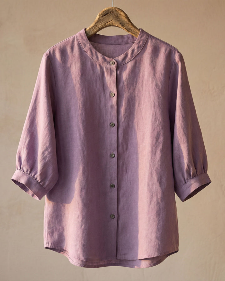 Giulia Cotton-Linen Blouse