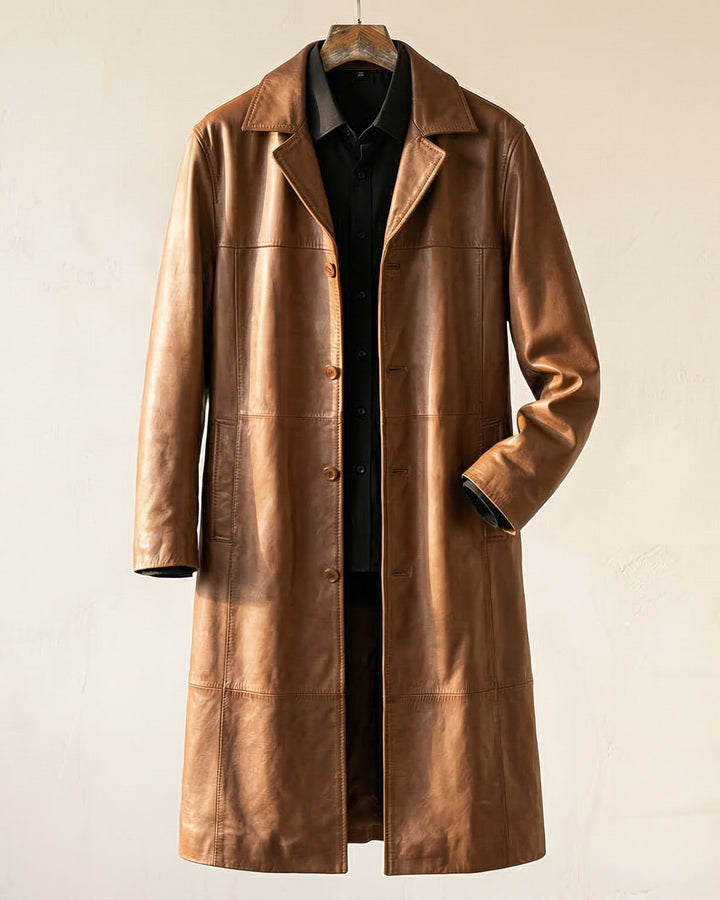 Riccardo Leather Coat