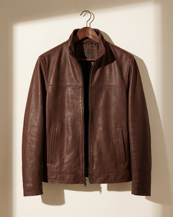 Armando Faux Leather Jacket