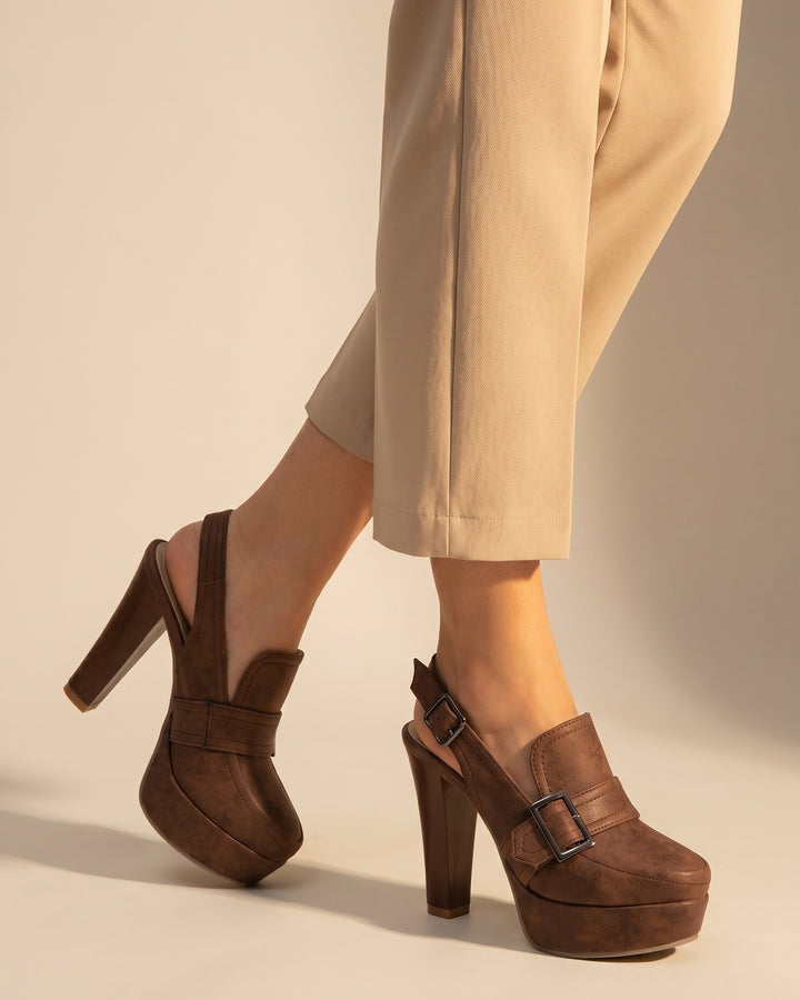 Teodora Platform Slingback Loafers