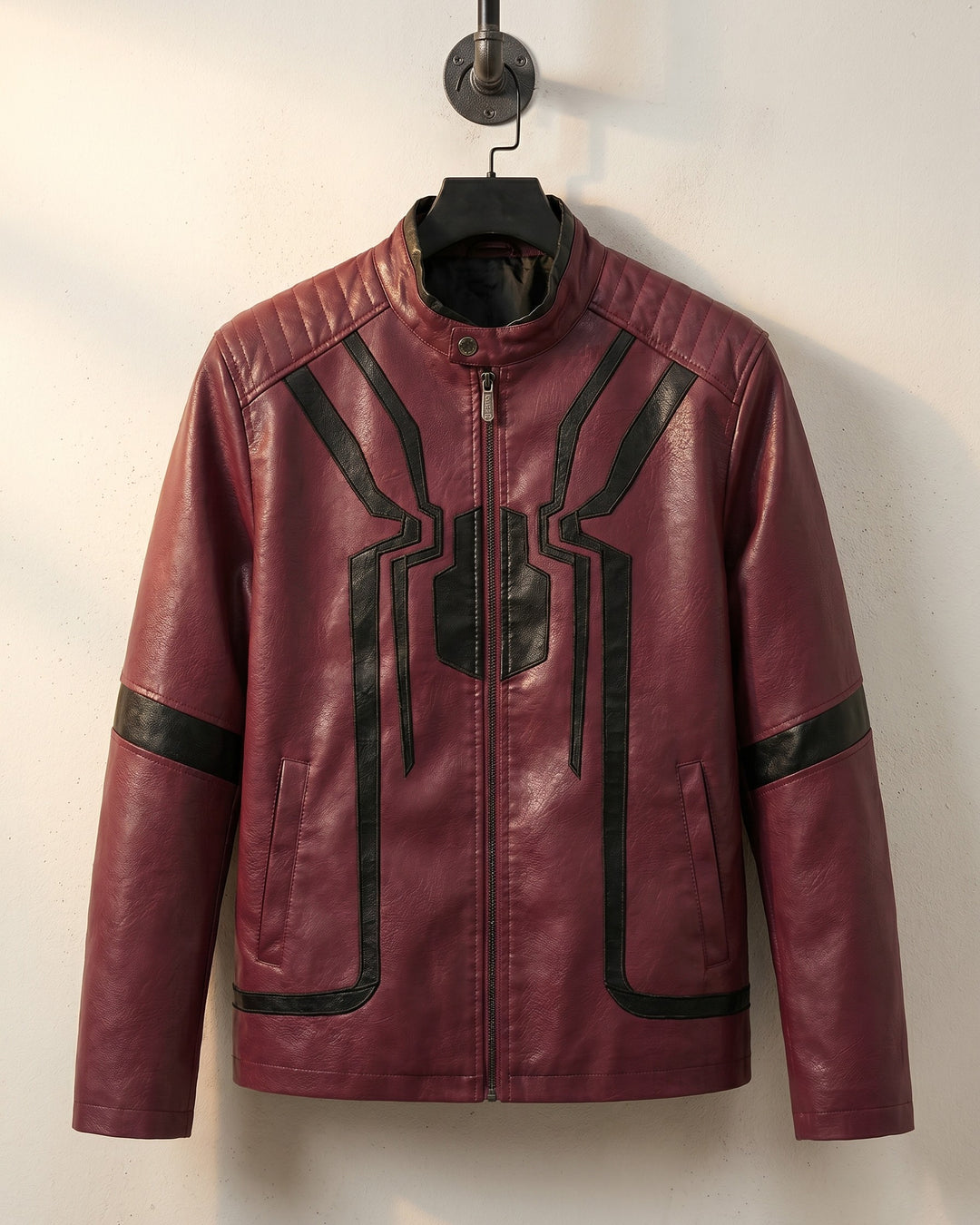 Maurizio Faux Leather Jacket