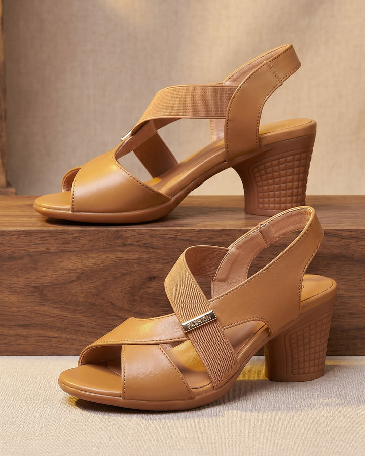 Rafaela Vegan Leather Heeled Sandal