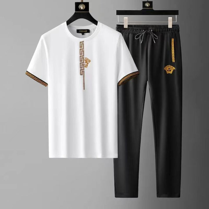 Enzo Conti Patterned Casual Set