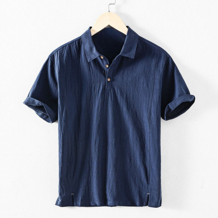 Laurent Linen Polo Shirt