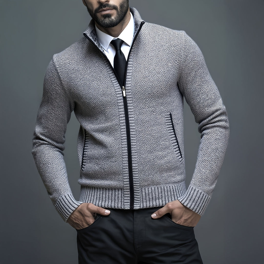 Matteo Knit Zip Sweater