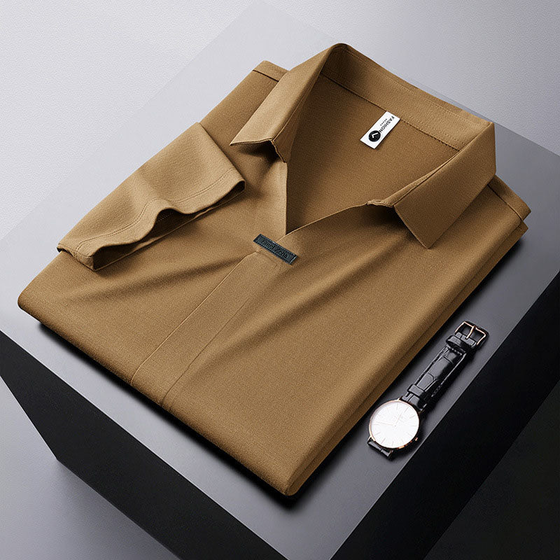 Fabio Cotton Silk Polo