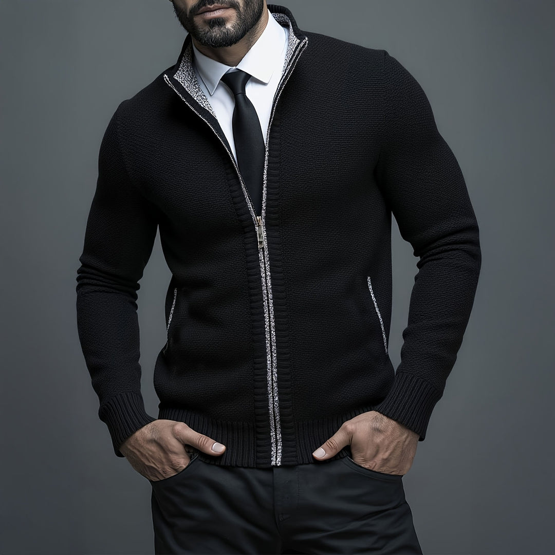 Matteo Knit Zip Sweater