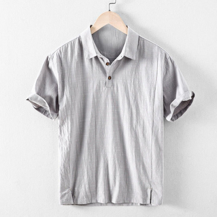 Laurent Linen Polo Shirt