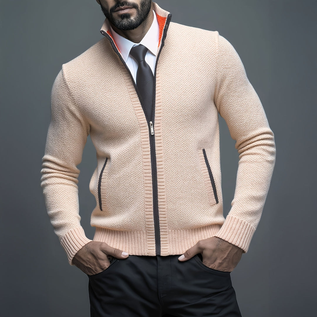 Matteo Knit Zip Sweater