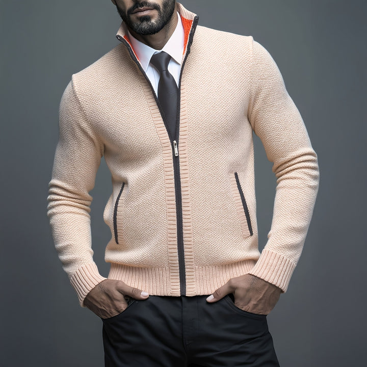 Matteo Knit Zip Sweater