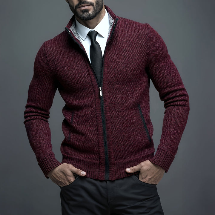 Matteo Knit Zip Sweater