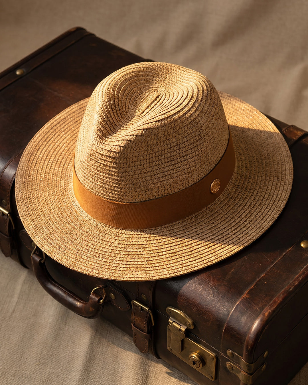 Giovanni Straw Wide-Brim Hat