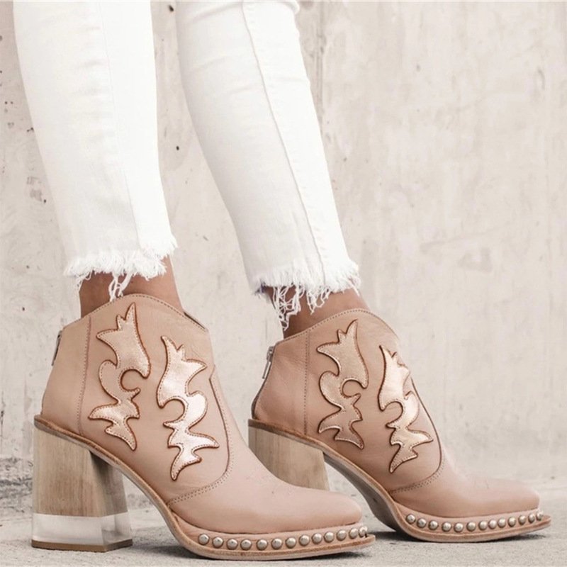 Marisol Studded Western Boots