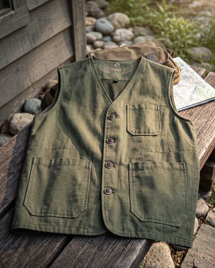 Severino Cotton Utility Vest