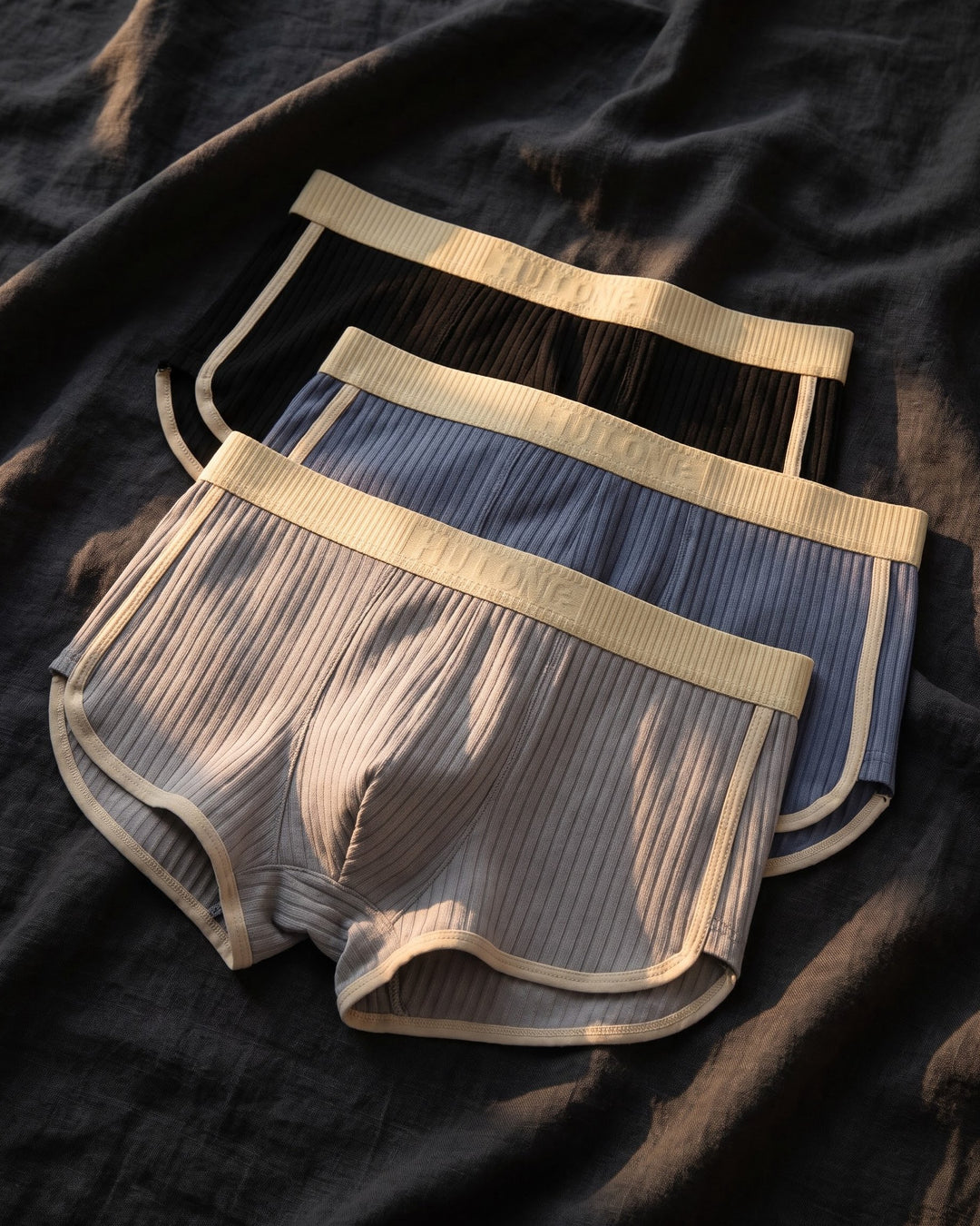 Renato Cotton Ribbed Boxer Brief