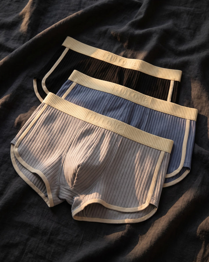 Renato Cotton Ribbed Boxer Brief