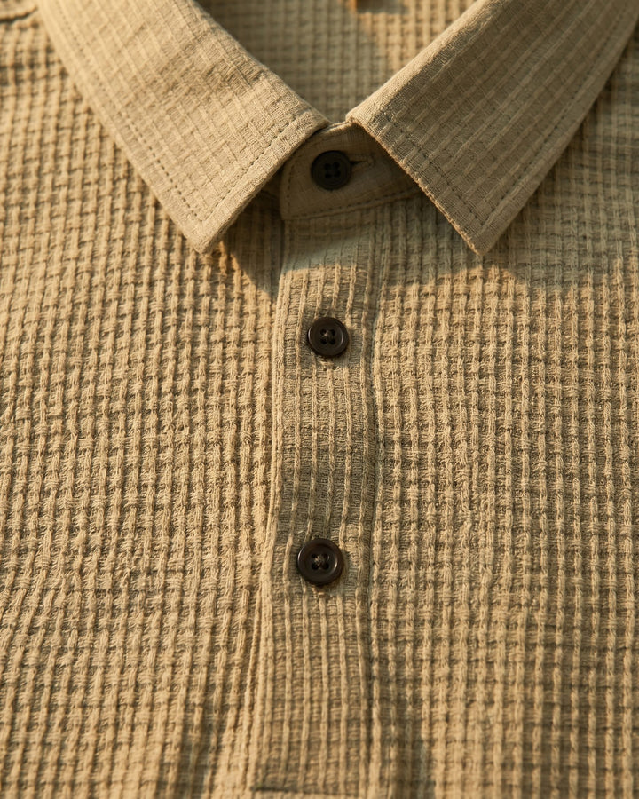 Emilio Cotton-Blend Textured Polo